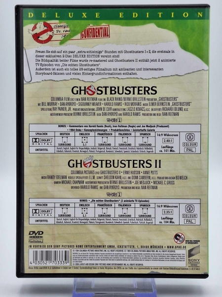 Ghostbusters I & II Deluxe Edition